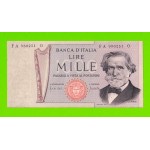 Италия - 1000 лир - 1969