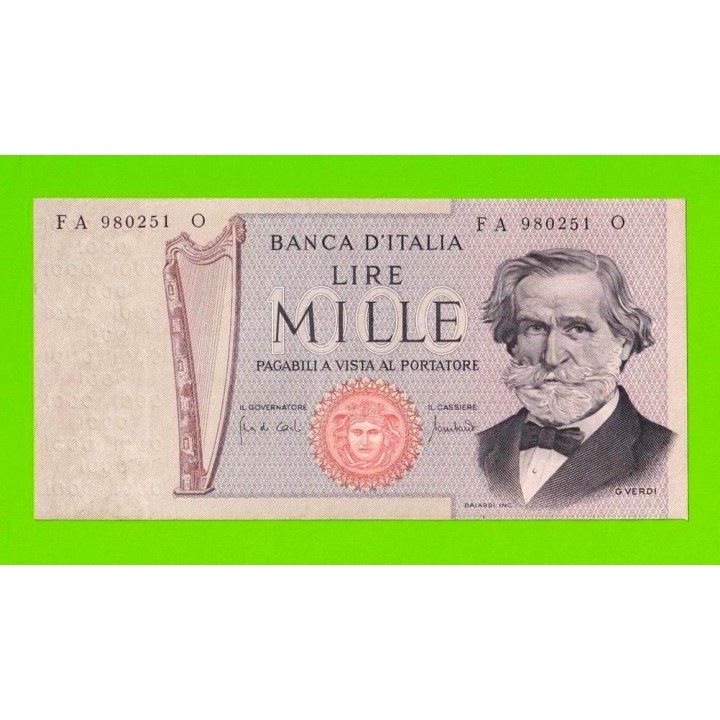 Италия - 1000 лир - 1969