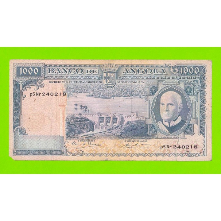 Ангола (Колония Португалии) - 1000 эскудо - 1970