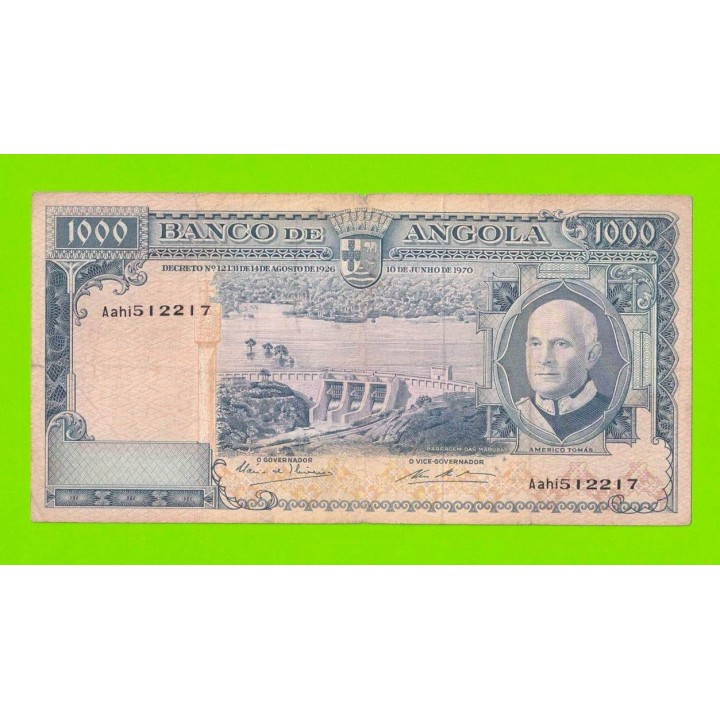 Ангола (Колония Португалии) - 1000 эскудо - 1970