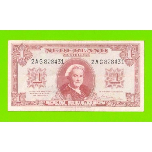 Нидерланды - 1 гульден - 1945