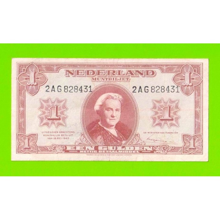Нидерланды - 1 гульден - 1945