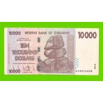 Зимбабве - 10000 долларов - 2008 (AA)