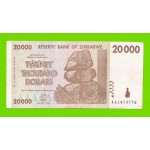 Зимбабве - 20000 долларов - 2008 (AA)