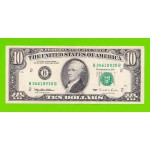 США - 10 долларов - 1995 (B2 New York)