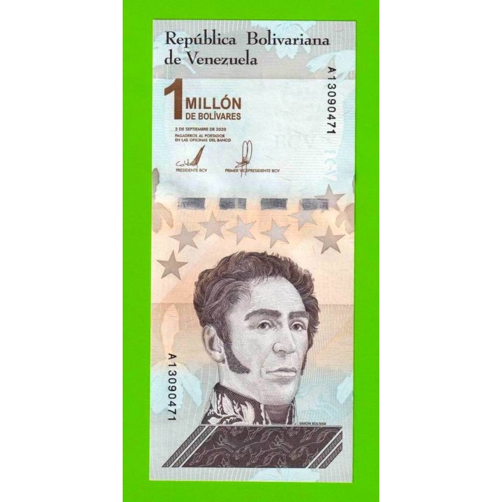 Венесуэла - 1000000 / 1 миллион боливаров - 2020 (A) - UNC!!!