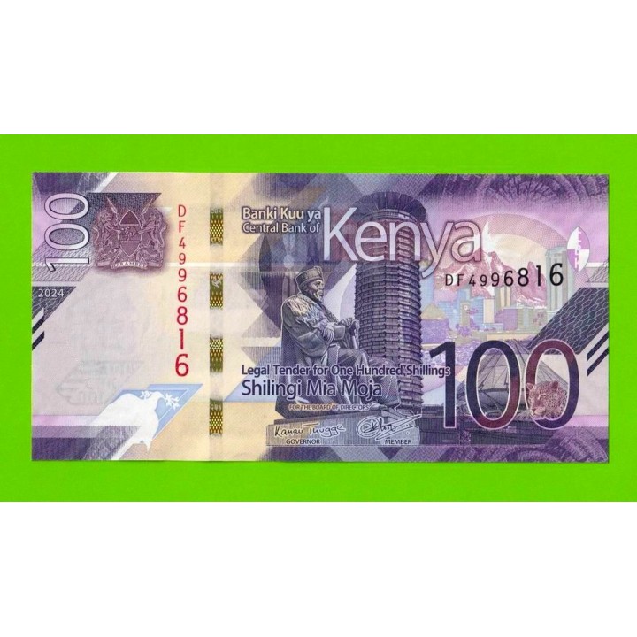 Кения - 100 шиллингов - 2024 - UNC!!!