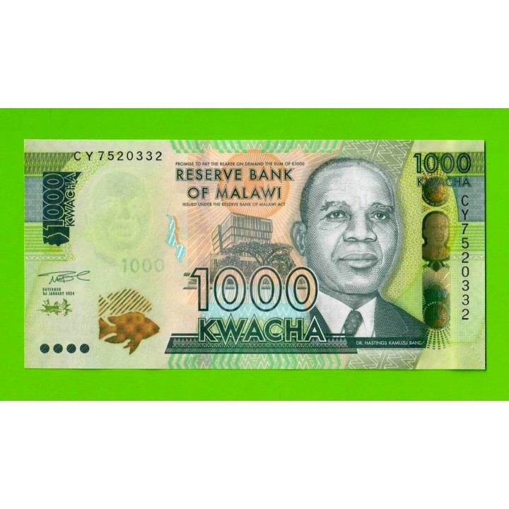 Малави - 1000 квач - 2024 (CY) - UNC!!!