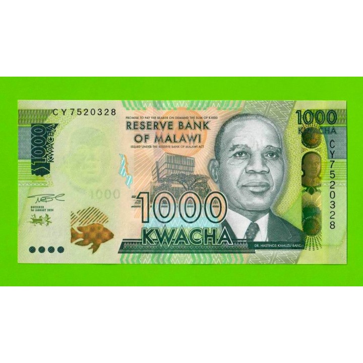 Малави - 1000 квач - 2024 (CY) - UNC!!!