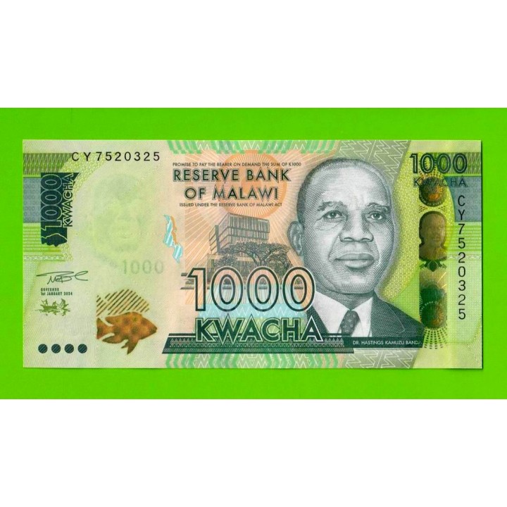 Малави - 1000 квач - 2024 (CY) - UNC!!!