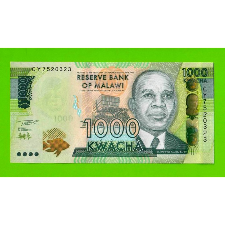 Малави - 1000 квач - 2024 (CY) - UNC!!!