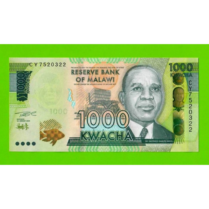 Малави - 1000 квач - 2024 (CY) - UNC!!!