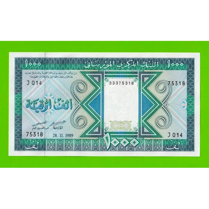 Мавритания - 1000 угий - 1989 - UNC!!!