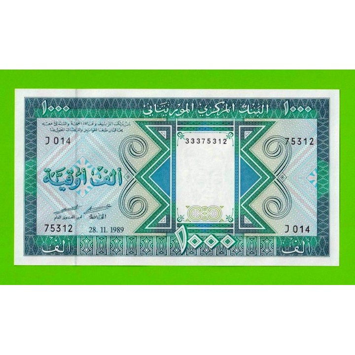Мавритания - 1000 угий - 1989 - UNC!!!