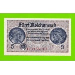 Германия - 5 марок (рейхсмарок) - 1939 (1940 - 1945) - UNC!!!