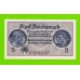 Германия - 5 марок (рейхсмарок) - 1939 (1940 - 1945) - UNC!!!