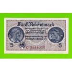 Германия - 5 марок (рейхсмарок) - 1939 (1940 - 1945) - UNC!!!