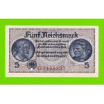 Германия - 5 марок (рейхсмарок) - 1939 (1940 - 1945) - UNC!!!