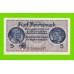 Германия - 5 марок (рейхсмарок) - 1939 (1940 - 1945) - UNC!!!