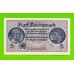 Германия - 5 марок (рейхсмарок) - 1939 (1940 - 1945) - UNC!!!
