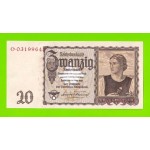 Германия - 20 марок (рейхсмарок) - 1939 - UNC!!!