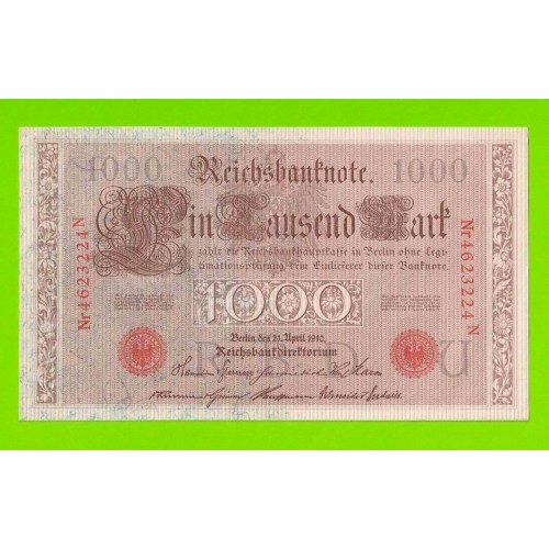 Германия - 1000 марок - 1910 - aUNC!!!