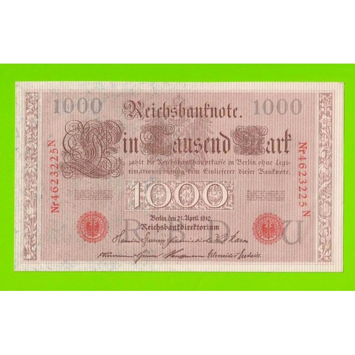 Германия - 1000 марок - 1910 - aUNC!!!