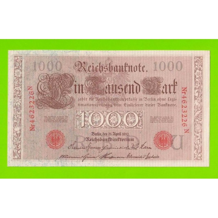 Германия - 1000 марок - 1910 - aUNC!!!