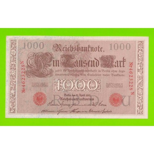 Германия - 1000 марок - 1910 - aUNC!!!