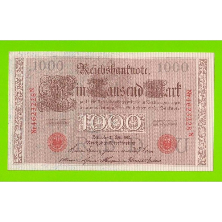 Германия - 1000 марок - 1910 - aUNC!!!
