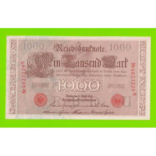Германия - 1000 марок - 1910 - aUNC!!!