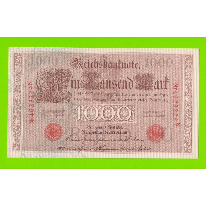 Германия - 1000 марок - 1910 - aUNC!!!