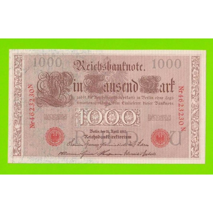 Германия - 1000 марок - 1910 - aUNC!!!