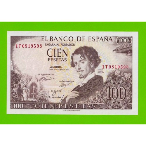 Испания - 100 песет - 1965 - UNC!!!