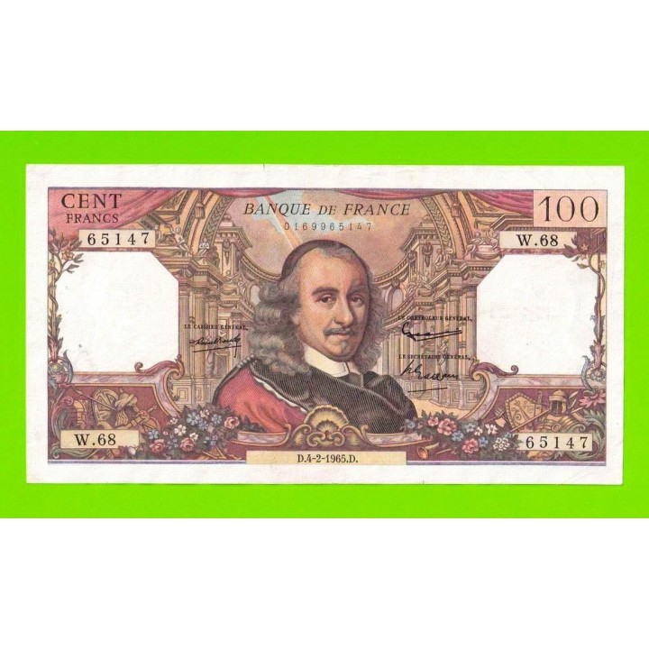 Франция - 100 франков - 1965