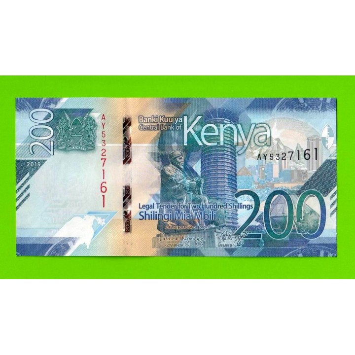 Кения - 200 шиллингов - 2019 - UNC!!!