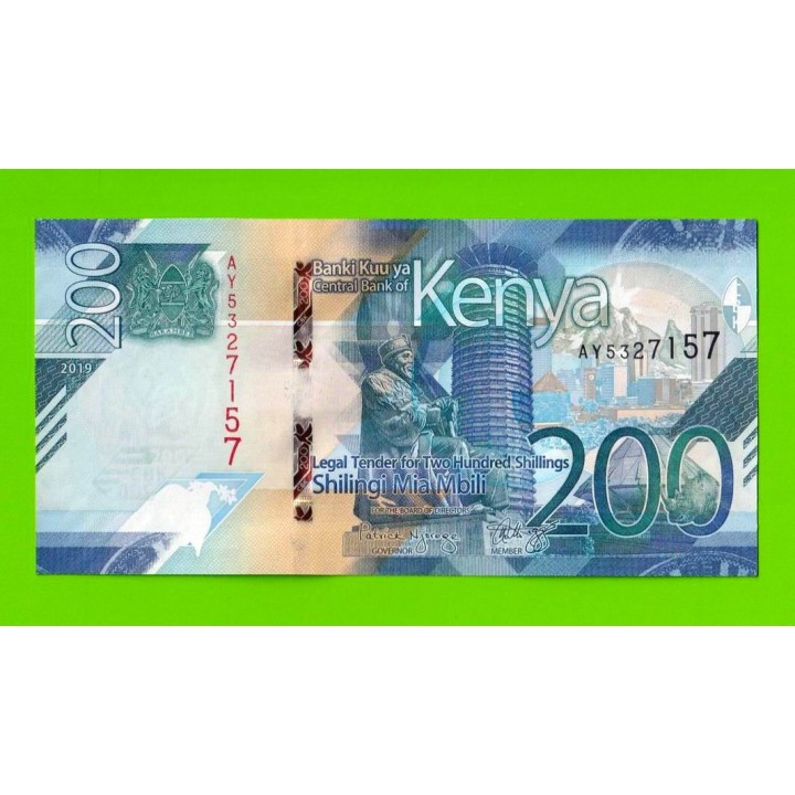 Кения - 200 шиллингов - 2019 - UNC!!!