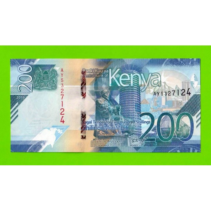 Кения - 200 шиллингов - 2019 - UNC!!!
