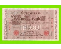 Германия - 1000 марок - 1910 - aUNC!!!