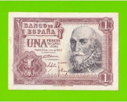 Испания - 1 песета - 1953 (серия 1C)