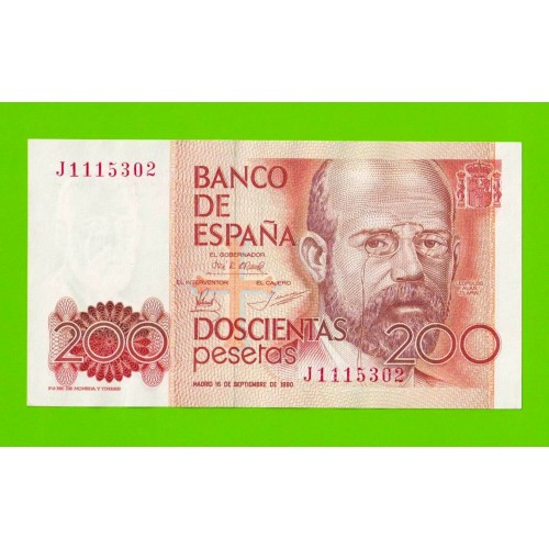 Испания - 200 песет - 1980 - UNC!!!