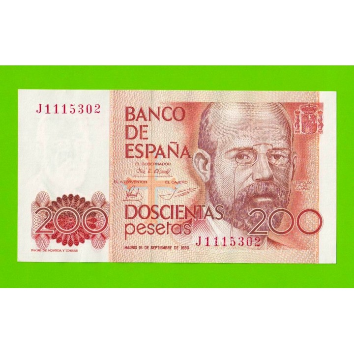 Испания - 200 песет - 1980 - UNC!!!