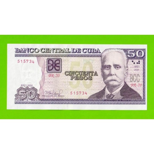 Куба - 50 песо - 2020 - aUNC+!!!