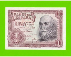 Испания - 1 песета - 1953 (серия Q) - aUNC!!!