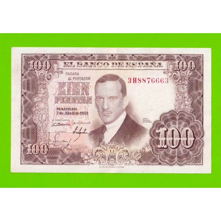 Испания - 100 песет - 1953