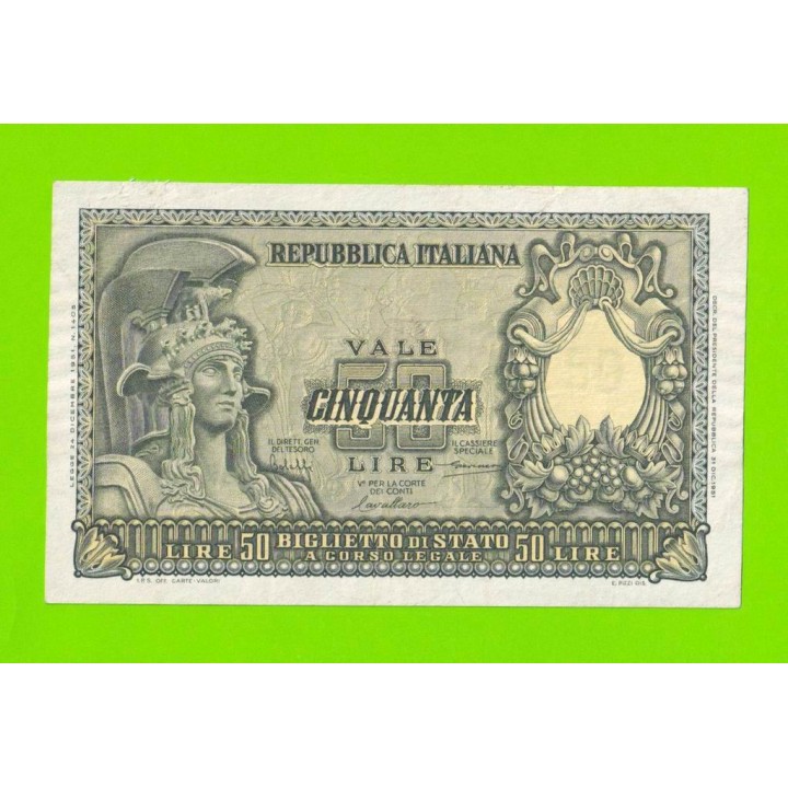 Италия - 50 лир - 1951