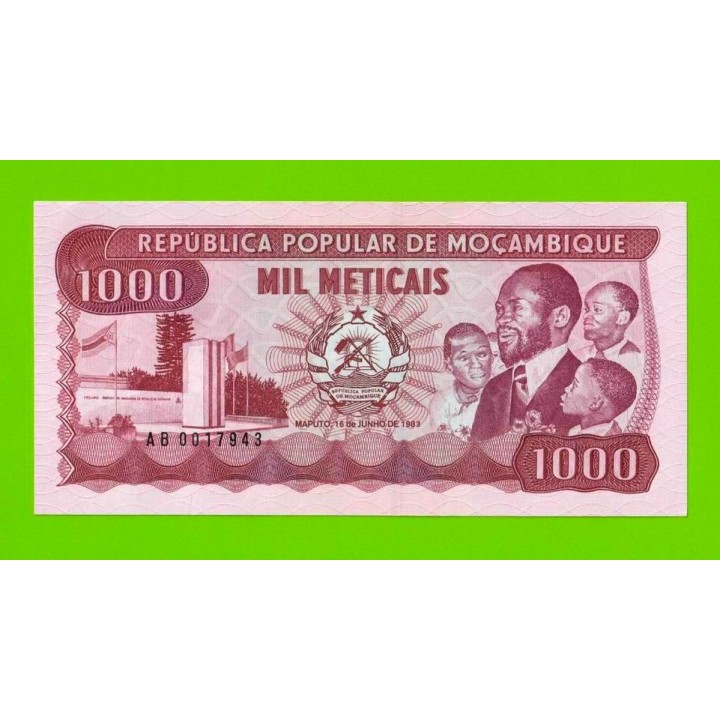 Мозамбик - 1000 метикалов - 1983 (AB) - UNC!!!