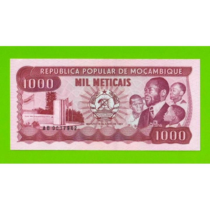 Мозамбик - 1000 метикалов - 1983 (AB) - UNC!!!