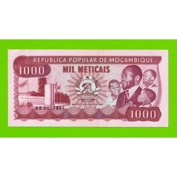 Мозамбик - 1000 метикалов - 1983 (AB) - UNC!!!