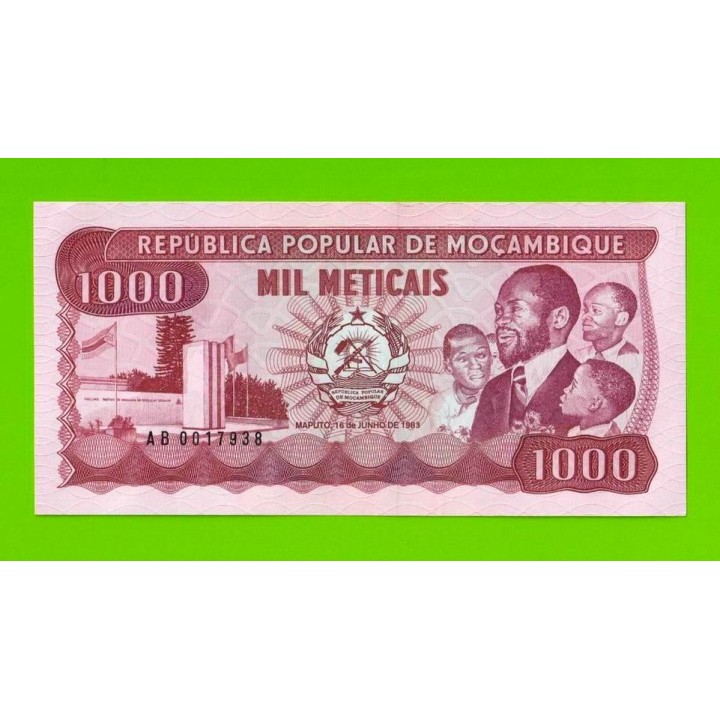 Мозамбик - 1000 метикалов - 1983 (AB) - UNC!!!
